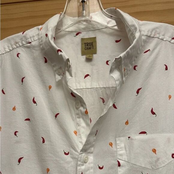 Lot Of 2 TRUE CRAFT Shirts Men’s Size Large Button Down Collared Polo Casual Fun - Picture 14 of 15
